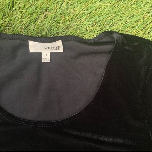 ARITZIA WILFRED FREE VELVET LONG SLEEVE | S #FML130029 - Picture 5 of 6